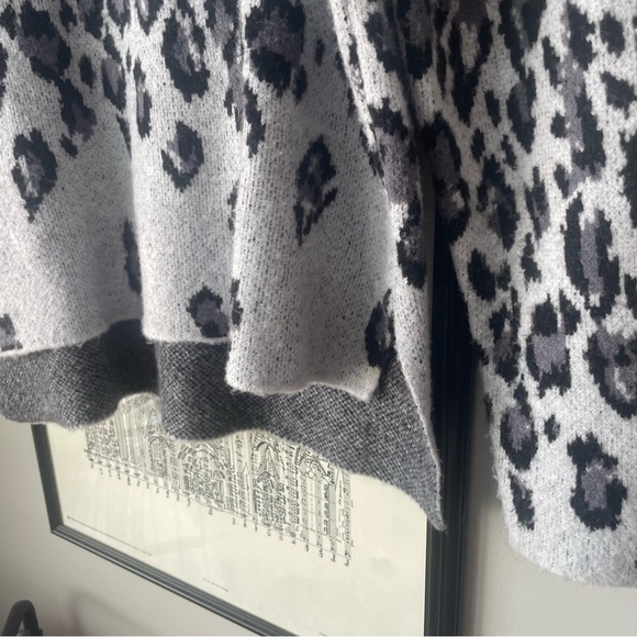 Oversized leopard print sweater - Picture 4 of 6